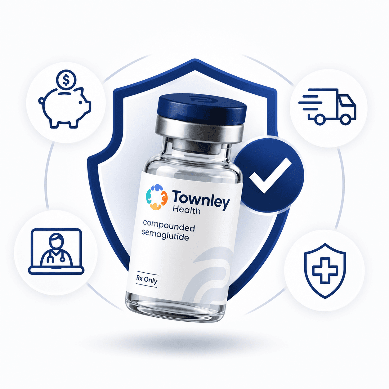 Townley Health GLP-1 care illustration